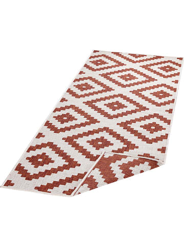 NORTHRUGS Wendeteppich "Malta" in Orange/ Creme