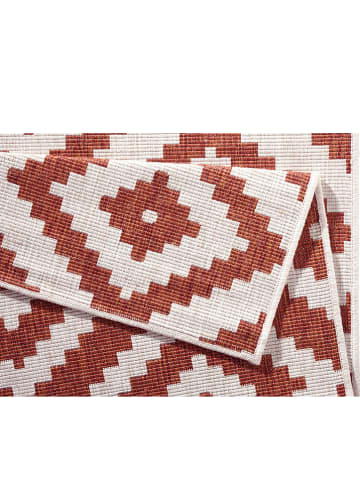 NORTHRUGS Wendeteppich "Malta" in Orange/ Creme