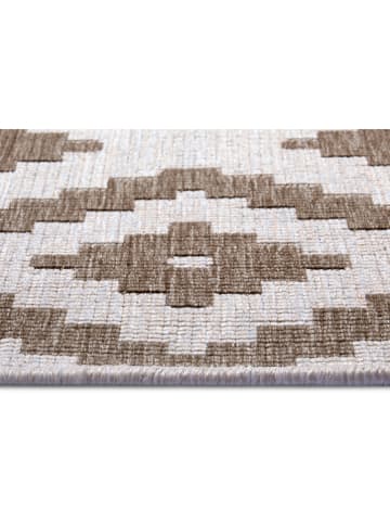 Hanse Home Outdoor-Wendeteppich "Malta" in Hellbraun/ Creme