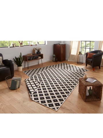 Hanse Home Outdoor-Wendeteppich "Nizza" in Schwarz/ Creme