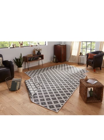 NORTHRUGS Outdoor-Wendeteppich "Nizza" in Grau/ Creme