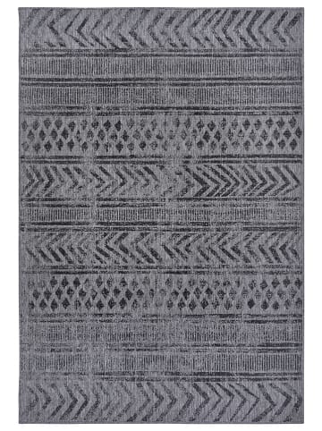 NORTHRUGS Outdoor-Wendeteppich "Twin Supreme - Biri" in Grau/ Schwarz