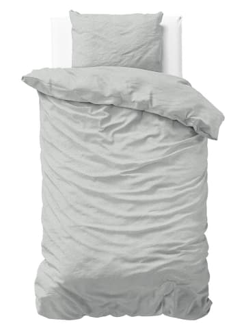 Sleeptime Komplet pościeli flanelowej "Jason" w kolorze szarym