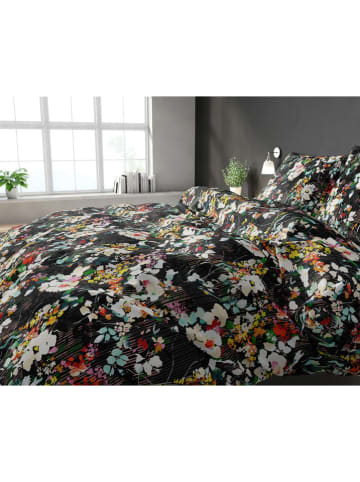 Sleeptime Komplet pościeli "Jolisa" w kolorze czarno-biało-jasnoróżowym