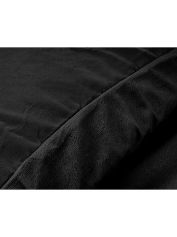 Sleeptime Bettwäsche-Set "Velvet Uni" in Schwarz