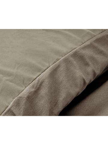 Sleeptime Komplet pościeli "Velvet Uni" w kolorze beżowym