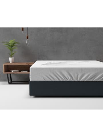 Sleeptime Flanell-Spannbettlaken in Weiß