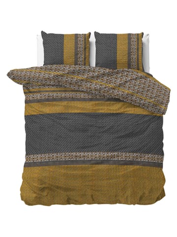 Sleeptime Beddengoedset  "Altor Goud" grijs/geel