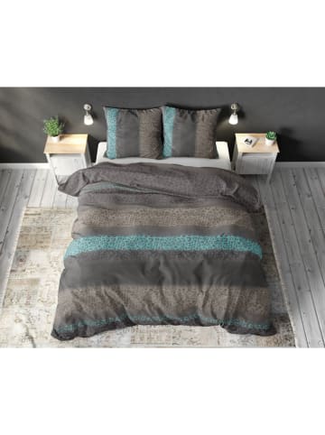 Sleeptime Beddengoedset  "Avoka" grijs/turquoise