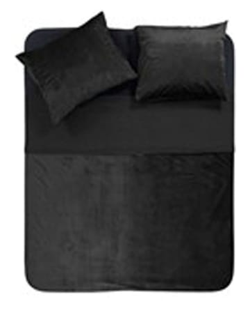 Sleeptime Bettwäsche-Set "Piping" in Schwarz