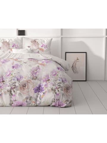 Sleeptime Bettwäsche-Set "Jenice" in Weiß/ Rosa/ Lila