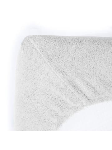 Sleeptime Prześcieradło "Teddy" w kolorze białym na gumce