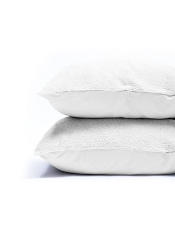 Sleeptime 2-delige set: kussenhoezen "Teddy" lichtgrijs