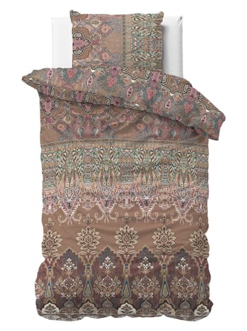 Sleeptime Komplet pościeli "Berna" w kolorze jasnobrązowym