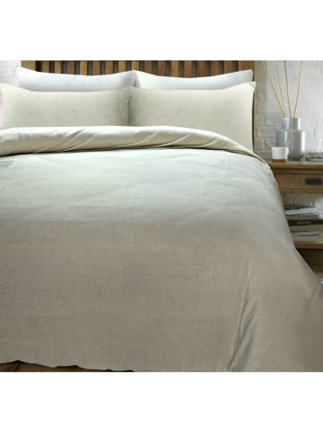 Sleeptime Flanell-Bettwäsche-Set "Glamour" in Creme