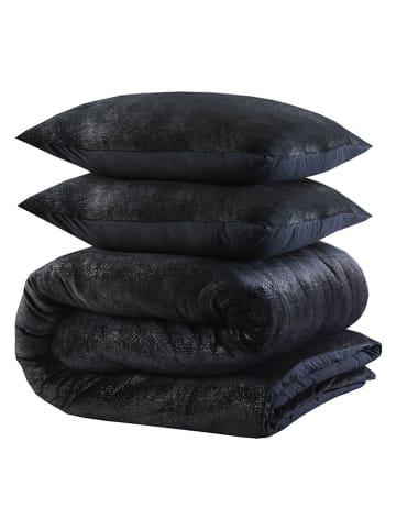 Sleeptime Flanellen beddengoedset  "Glamour" zwart