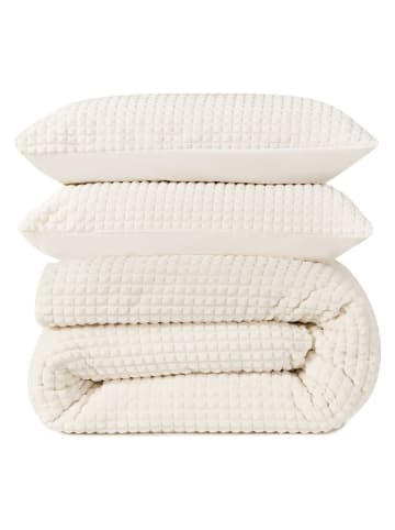 Sleeptime Beddengoedset  "Check Teddy" crème