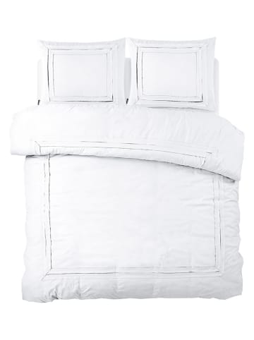 Sleeptime Komplet pościeli "Tailored" w kolorze biało-czarnym z mikrowłókna