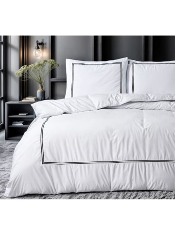 Sleeptime Microvezel beddengoedset "Brata" wit/zwart