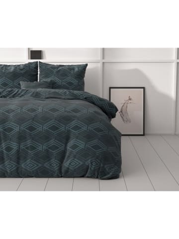 Sleeptime Komplet pościeli "Wavey" w kolorze granatowym z mikrowłókna