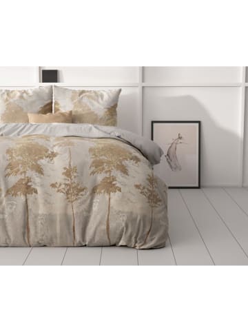 Sleeptime Microvezel beddengoedset "Treasture Three" beige/goudkleurig