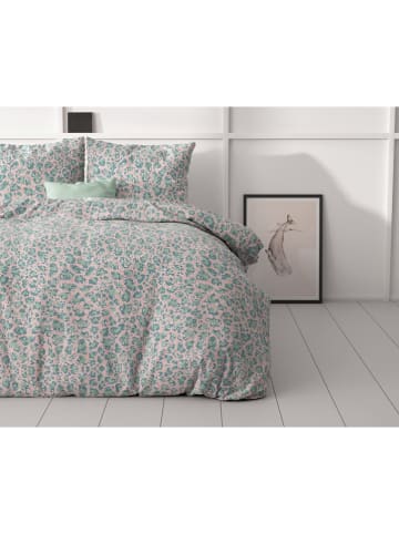 Sleeptime Microvezel beddengoedset "Camalia" lichtroze/turquoise