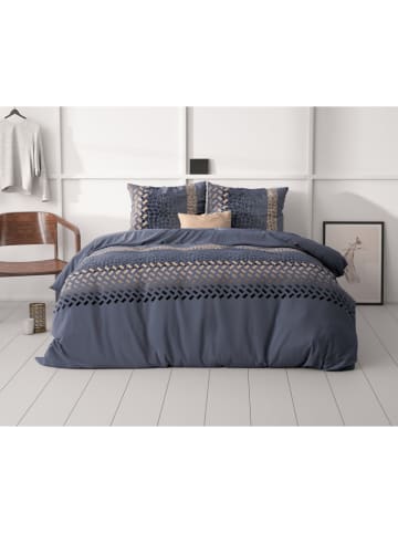 Sleeptime Mikrofaser-Bettwäsche-Set "Brownie Leopard" in Grau/ Beige/ Braun