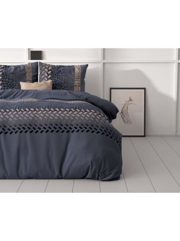 Sleeptime Microvezel beddengoedset "Brownie Leopard" grijs/beige/bruin