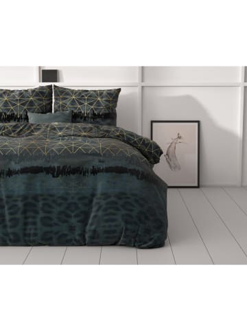 Sleeptime Komplet pościeli "Leopard Deco" w kolorze zielonym z mikrowłókna