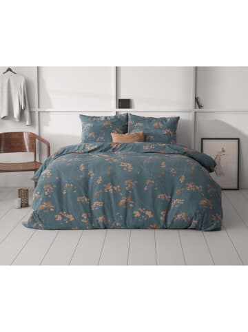 Sleeptime Microvezel beddengoedset "Gia" blauw/oranje