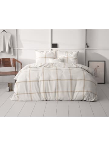 Sleeptime Komplet pościeli "Vasco" w kolorze biało-beżowym z mikrowłókna