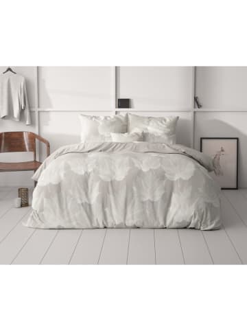 Sleeptime Microvezel beddengoedset "Lisa" grijs/wit