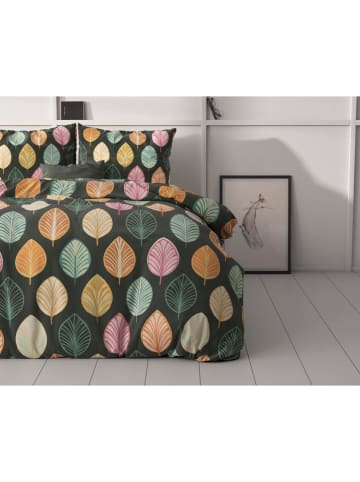 Sleeptime Komplet pościeli w kolorze zielono-żółto-jasnoróżowym z mikrowłókna