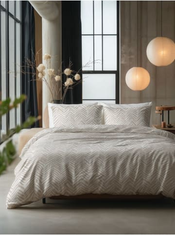 Sleeptime Beddengoedset  "Ethnic" beige/wit