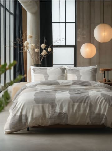 Sleeptime Beddengoedset  "Dune" wit/grijs