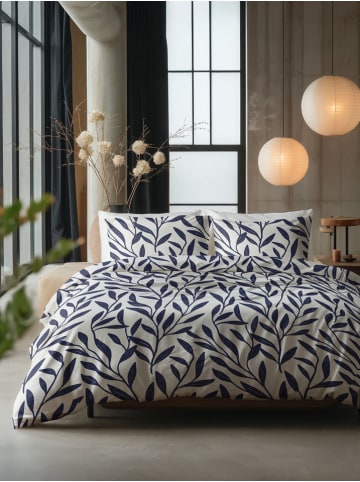 Sleeptime Komplet pościeli "Blue Willow" w kolorze biało-granatowym