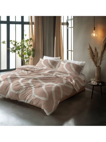 Sleeptime Beddengoedset  "Clay Contours" beige/wit