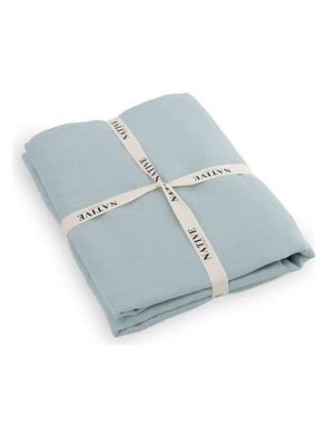 Native Home Prześcieradło w kolorze błękitnym na gumce