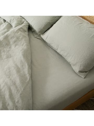 Native Home Prześcieradło w kolorze zielonym na gumce