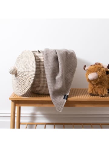 Native Home Woll-Babydecke in Grau - (L)90 x (B)70 cm