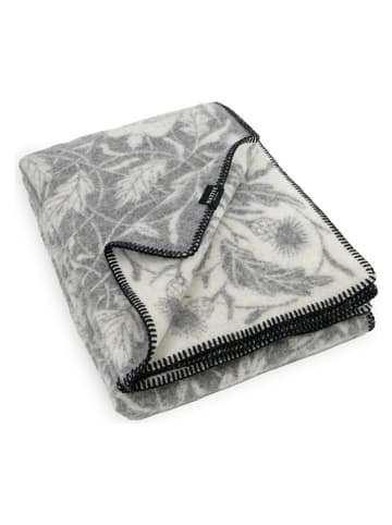 Native Home Wełniany koc "Bird" w kolorze szarym