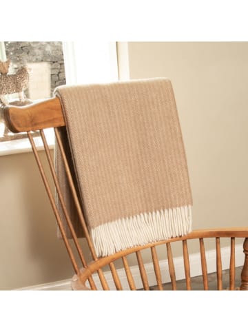 Native Home Wolldecke "Cable" in Beige