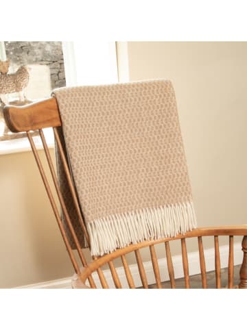 Native Home Wolldecke ''Hoop'' in Beige