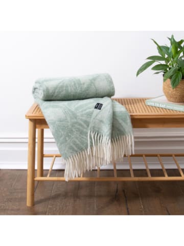 Native Home Wolldecke ''Leafy'' in Mint