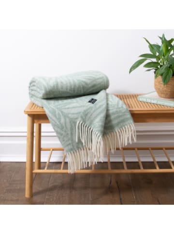 Native Home Wolldecke ''Palm'' in Mint