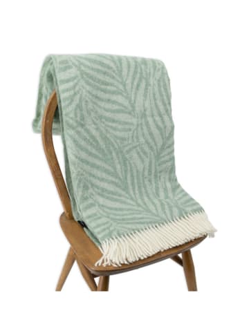 Native Home Wolldecke ''Palm'' in Mint