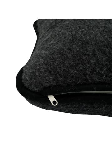 Native Home Wollkissen in Schwarz