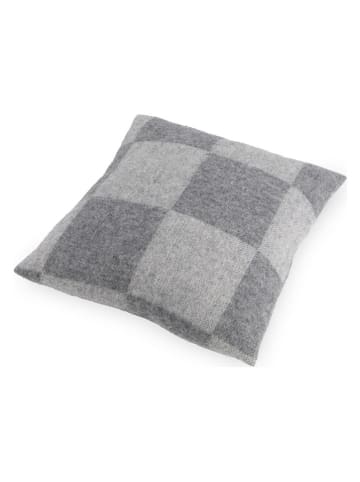 Native Home Wollen kussen ''Checkboard'' grijs