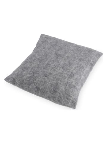 Native Home Wełniana poduszka "Diamond" w kolorze szarym