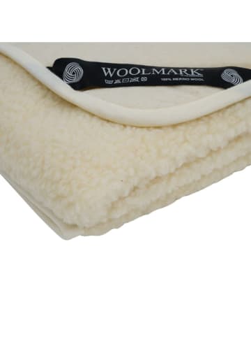 Native Home Wollen matrasbeschermer crème